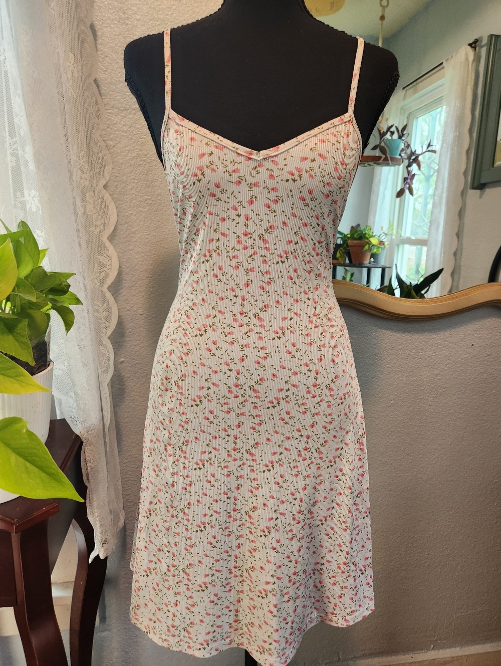 ROMWE White Floral Summer Dress